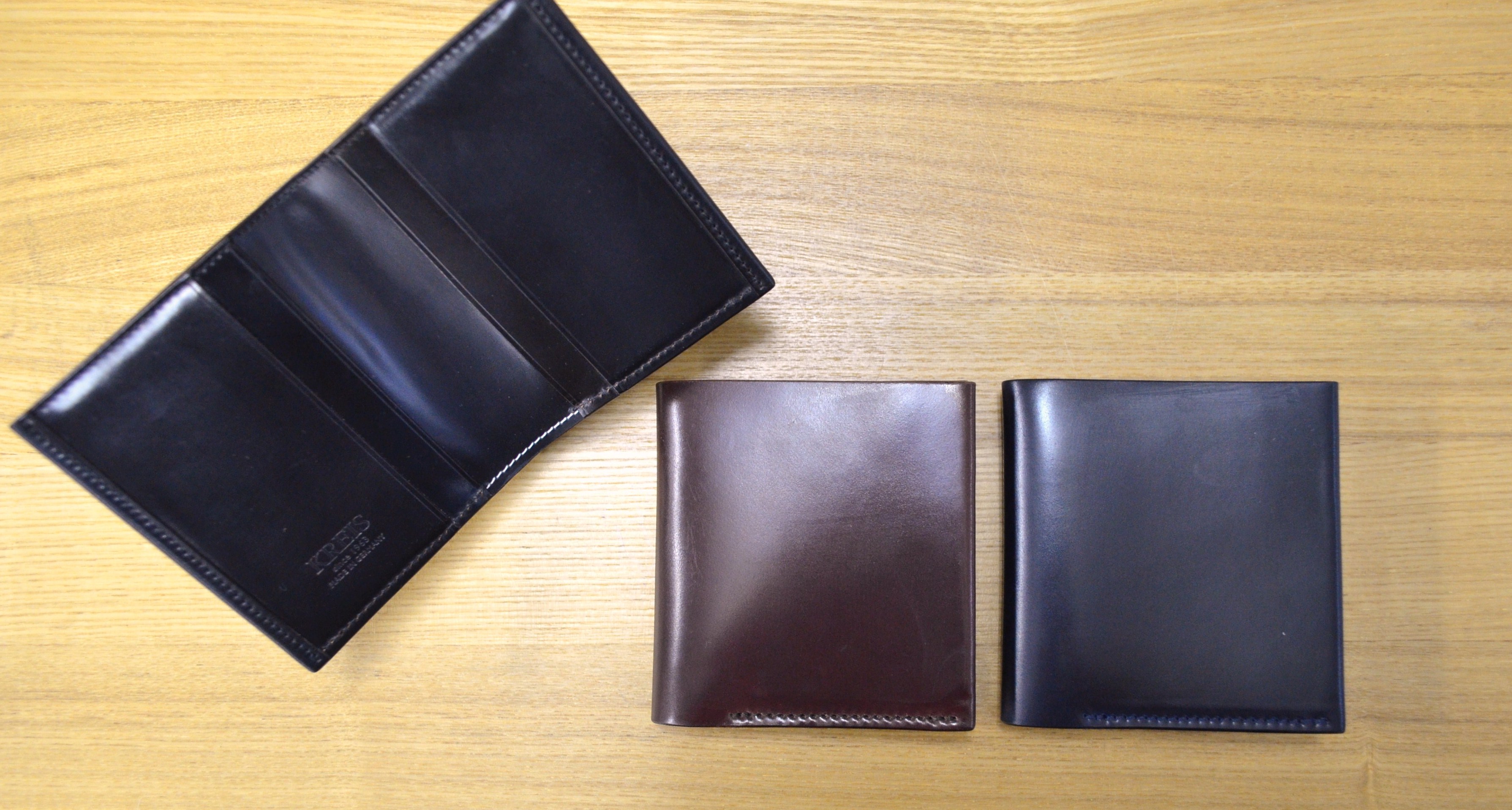 KREIS KSW-012 mini wallet ウイスキーコードバン - 折り財布